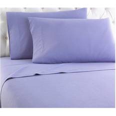 Micro Flannel 4-Piece Bed Sheet Purple