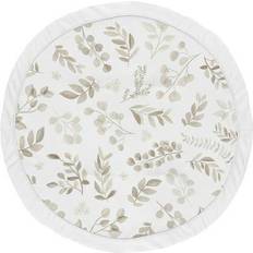 Play Mats Sweet Jojo Designs Botanical Taupe Floral Leaf Baby Play Mat