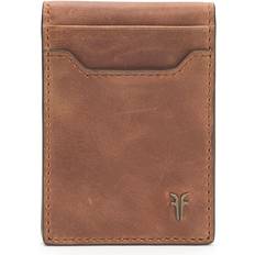 Frye Holden Burnished Leather Folded Card Case - WHISKEY