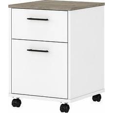 Bush Furniture Key West 2 Drawer Mobile File Cabinet Shiplap Gray KWF116G2W-03