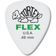 Dunlop Tortex Flex Standard Guitar Picks .88mm White (12-pack)