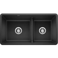 Blanco Precis 33" Reversible 1-3/4 Double Bowl Undermount