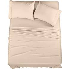 Microfiber - Svarta Underlakan Brushed Microfiber Underlakan Röd, Rosa, Blå, Lila, Grön, Grå, Beige, Svart, Gul, Orange (266.7x)