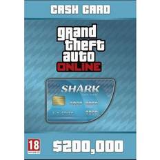 Grand theft auto online Rockstar Games Grand Theft Auto Online - Tiger Shark Cash Card - PC