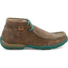 Turquoise - Women Chukka Boots Twisted X Driving Mocs