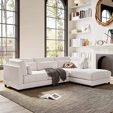 Flieks Sectional Couche Sofa 110"