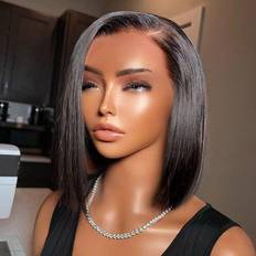 Hair Products Luvme Undetectable Invisible Lace Side Part Bob Wig 10 inch Natural