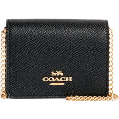 Coach Mini Wallet On A Chain - Black