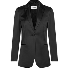 Calvin Klein Donna Blazer Calvin Klein Satin Single-Breasted Blazer