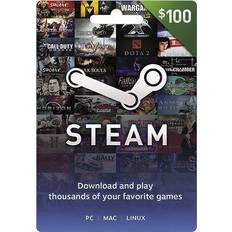 Universelt gavekort Valve Steam - $100 - Mac/Windows