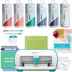 Permanent vinyl Cricut Machine Rainbow Permanent Vinyl Starter Tool Set & Transfer Tape Bundle