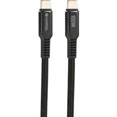 3.2 (gen.1) - USB C-USB C - USB-kabel Kabler Champion Electronics 100W USB C-USB C 3.2 (Gen.1) 1m