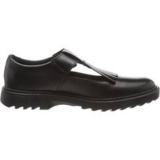 Buckle Ballerinas Children's Shoes Clarks Asher Verve - Black