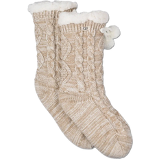 Acrylic Socks UGG Women's Pom Pom Fleece Lined Crew Socks