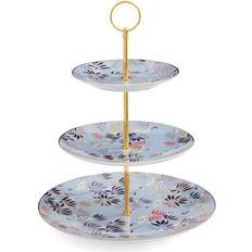 Gold Serving Platters & Trays Portmeirion Sara Miller India 3-Tier Cake Stand