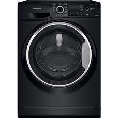 Hotpoint Black Washing Machines Hotpoint NDB9635BSUK Black