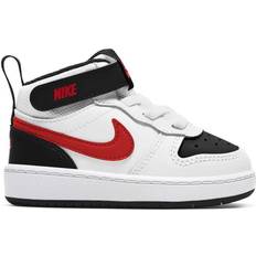 Nike Court Borough Mid 2 TDV - White/Black/University Red