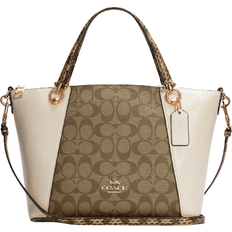 Coach Kacey Satchel in Colorblock Signature Canvas