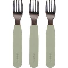 Filibabba Silicone Forks 3-pack Green