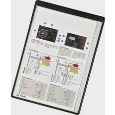 Negro Pizarras blancas Magnetische Tafel A4 Univschwarz 5 Stück