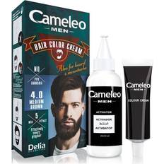 Beard dye Delia Cameleo Men Hair, beard and mustache coloring cream No. 4.0 medium 1op.