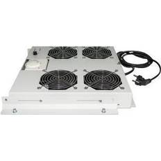 Barbecue Intellinet 712798 19 Pollici 4 x Ventola per Armadio Rack 1 U Grigio