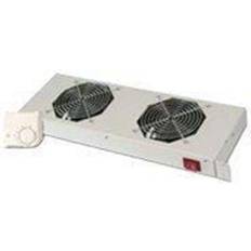 Digitus DN-19 FAN-2-HO 19 Pollici 2 x 1 U Grigio (RAL 7035)