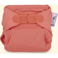 Close Carrying & Sitting Close Pop-in Single Bamboo Nappy, Reusable Nappies, Orange