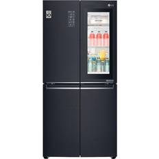 LG Réfrigérateur au-dessus du Congélateur Réfrigérateurs congélateurs LG GMQ844MC5E Réfrigérateur Américain 530 L Noir