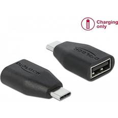 Usb data blocker DeLock USB Data Blocker USB-C portblokker sort