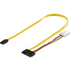 Pro sata cable Goobay Pro SATA Cable & Power - 0.50m