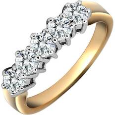 Jewelco London 18ct 1ct Diamond Stone Eternity Ring 5mm