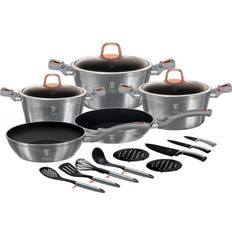 Töpfe & Pfannen Berlinger Haus 17-Piece Kitchen Cookware Set Moonlight Collection Set mit Klappe