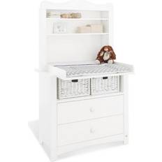 Changing Table Wide with Shelf Top
