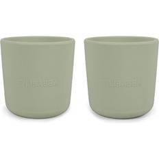 Filibabba Becher Filibabba Silicone cup 2-pack Green