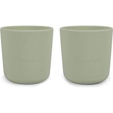 Filibabba Silikone kop 2-pak Green