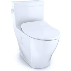 Toto Legato One-Piece Elongated Toilet with 1.28 GPF Tornado Flush in Cotton, MS624234CEFG#01