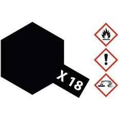 Tamiya X-18 Schwarz Seidenmatt 23 ml