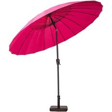 Pink Parasols & Accessories Royalcraft Amir 2.7m Shanghai Crank Tilt Parasol Pink