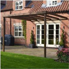 Rutland County Garden Furniture Lean To Box Pergola 4.2M X 4.2M