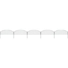 vidaXL Arched Pond Fence Set