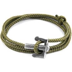 Green Bracelets Anchor & Crew Khaki Union Anchor and Rope Bracelet