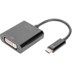 Usb c kabel 10cm Digitus video adapter USB-C