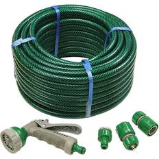 Faithfull FAIHOSE30AV PVC Reinforced Hose 30 Metre Fittings & Spray