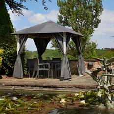 2.5 x 2.5 gazebo Glendale 2.5mx2.5m Vintage Grey Gazebo