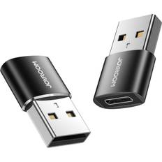 Joyroom USB-A Male to USB-C Female Adapter 2 Pack