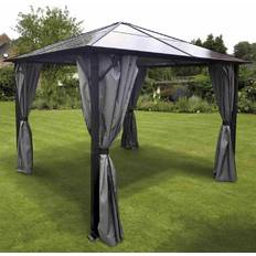 Glendale gazebo Glendale Peninsula Polycarbonate Gazebo 4m 3m