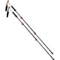 Laufstöcke Elbrus TREKKING POLES KATMANDU RED/BLACK 62-135