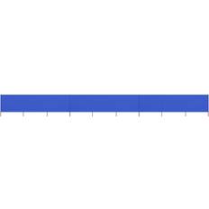 vidaXL Paravento A 9 Pannelli In Tessuto 1200x120 cm Azzurro - Blu