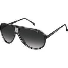 Carrera Eyewear 63mm Polarized Aviator Black /Gray Polar